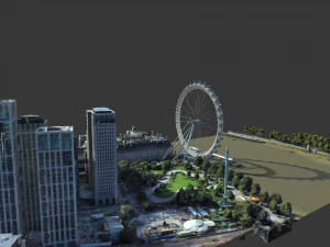 london eye 3D Model