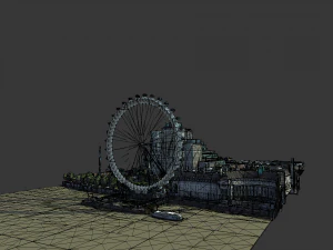 london eye 3D Model