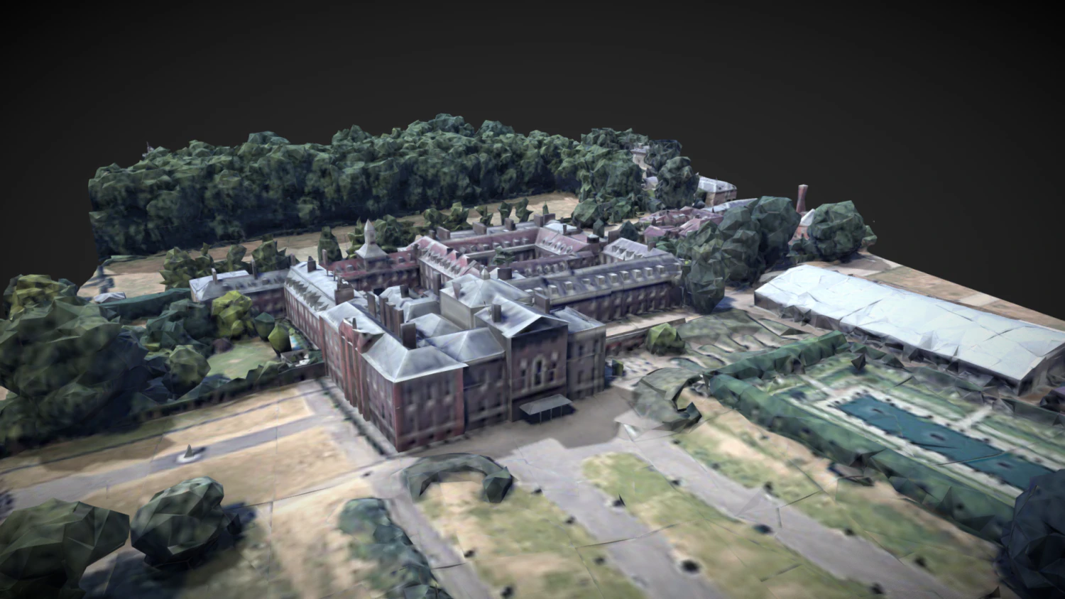 kensington palace 3D Model .c4d .max .obj .3ds .fbx .stl .blend 