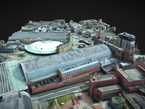 st pancras hotel and train station 3D Model
