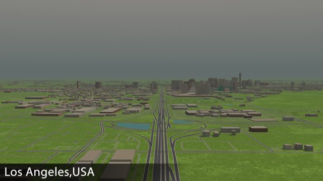los angeles Modelo 3D .c4d .max .obj .3ds .fbx .stl .blend 