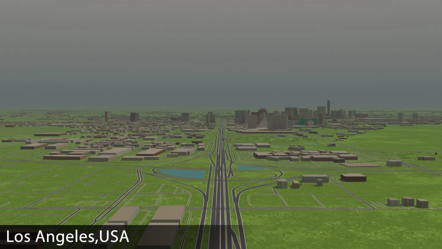 los angeles 3D Model .c4d .max .obj .3ds .fbx .stl .blend