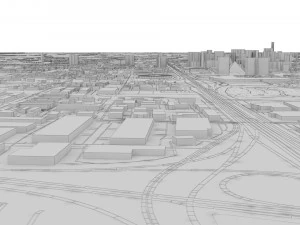 los angeles 3D Model