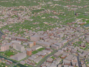fukuoka city japan full city 3D Model
