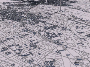 fukuoka city japan full city 3D Model