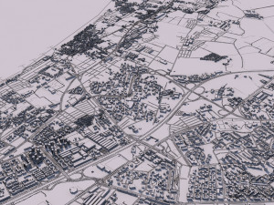 al gazair city full city 3D Model