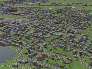 fort collins city colorado 3D Model