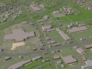 fayetteville city north carolina usa 3D Model