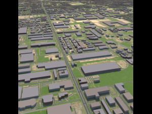 garland city texas usa 3Dモデル