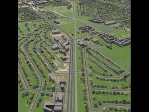 garland city texas usa 3D Model