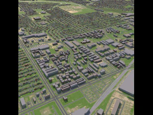 garland city texas usa 3D Model