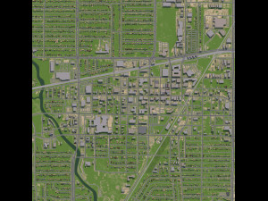 garland city texas usa 3Dモデル