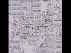 garland city texas usa 3Dモデル