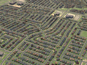 frisco city texas usa 3D Model