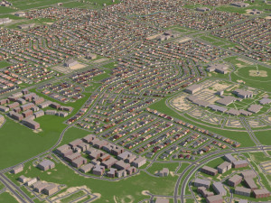 frisco city texas usa 3D Model