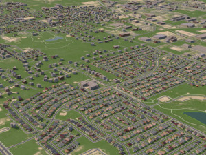 frisco city texas usa 3D Model