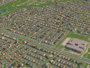 frisco city texas usa 3D Model