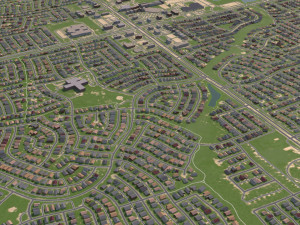 frisco city texas usa 3D Model
