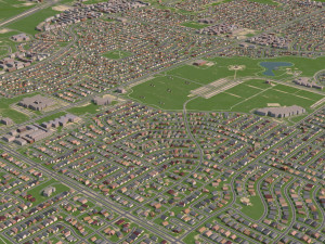frisco city texas usa 3D Model