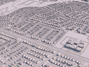 frisco city texas usa 3D Model