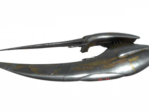 Battlestar Galactica Ship 3D Model