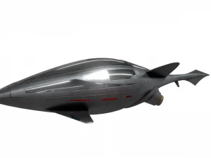4Balıkuzay gemisi 3D Model