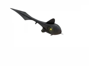 4Peixenave espacial Modelo 3D