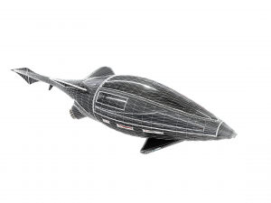 4Fishspaceship Modèle 3D