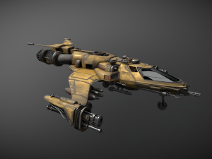 10spaceship 3D 模型