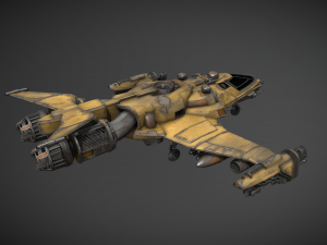 10spaceship 3D मॉडल