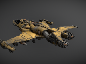 10spaceship 3D मॉडल