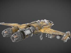 10spaceship 3D मॉडल