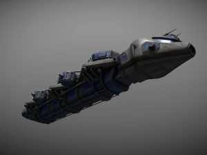 81CargoShipType3 3D Model