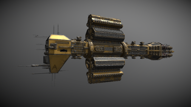 6EAS Agamemnon 3D Модель .c4d .max .obj .3ds .fbx .stl .blend