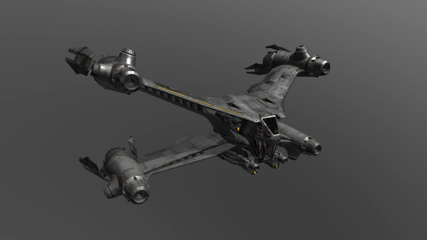 13Starfury 3D Model .c4d .max .obj .3ds .fbx .stl .blend 