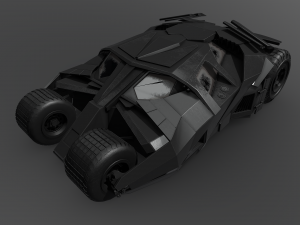 15ElectricBatmobile 3D Model