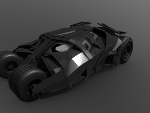 15ElectricBatmobile 3D मॉडल