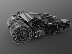 15ElectricBatmobile 3D मॉडल