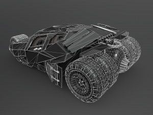 15ElectricBatmobile 3D मॉडल