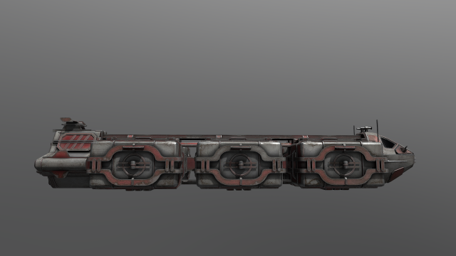 164CargoShipType4 3D 模型 .c4d .max .obj .3ds .fbx .stl .blend