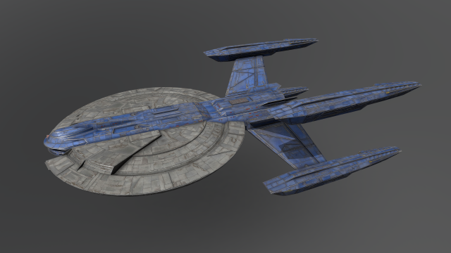 18spaceship 3D Model .c4d .max .obj .3ds .fbx .stl .blend 