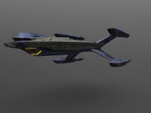 18spaceship 3D Model