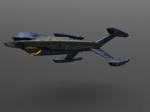 18spaceship 3D Model