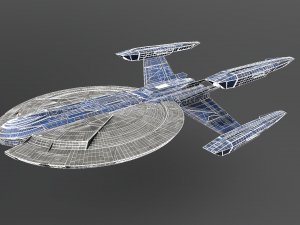 18spaceship 3D Model