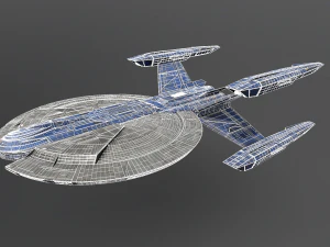 18spaceship 3D Model