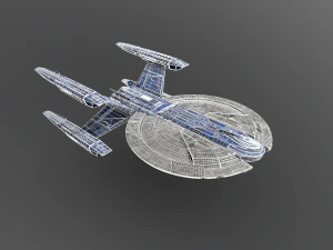 18spaceship 3D Model