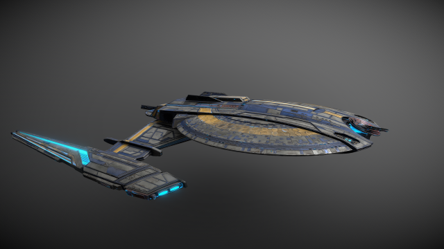 17ShenzhouSaucer001 3D Model .c4d .max .obj .3ds .fbx .stl .blend 