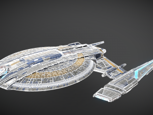 17ShenzhouSaucer001 3D Model