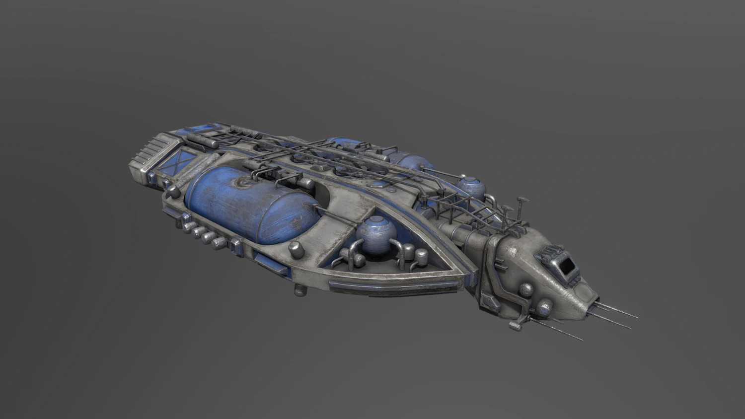 195CargoShipType5 3D Model .c4d .max .obj .3ds .fbx .stl .blend 