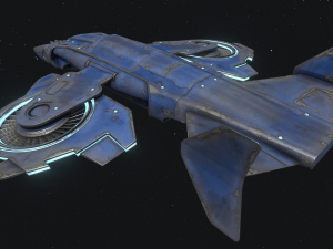 23spaceship 3D 모델